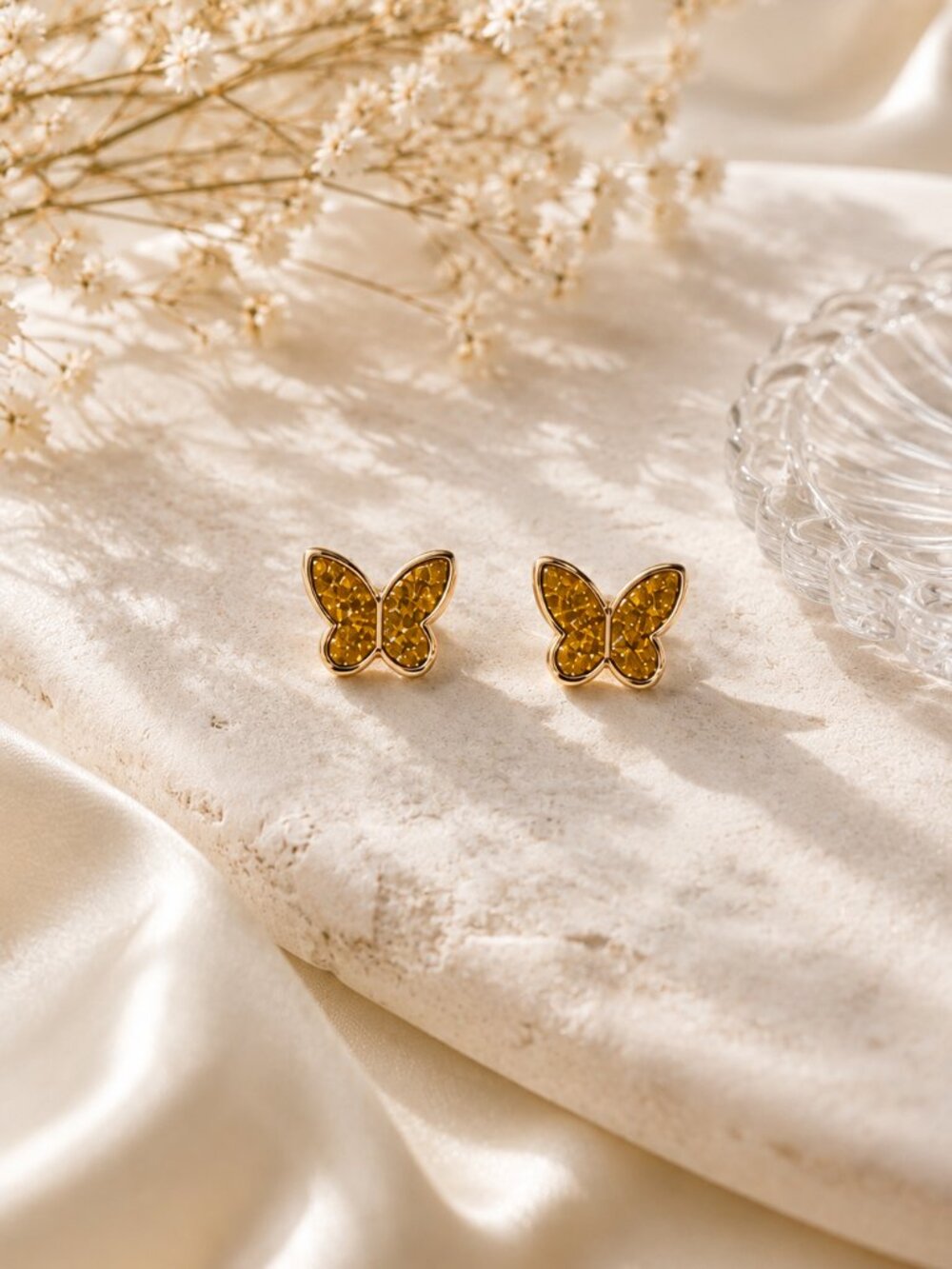 Brand New Butterfly Stud Earrings - Picture 7 of 17